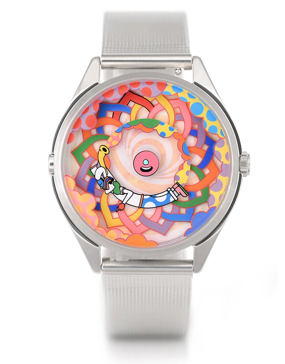 Velqorian Colorful Adventure Watch | Playful Cartoon Dial | White Strap