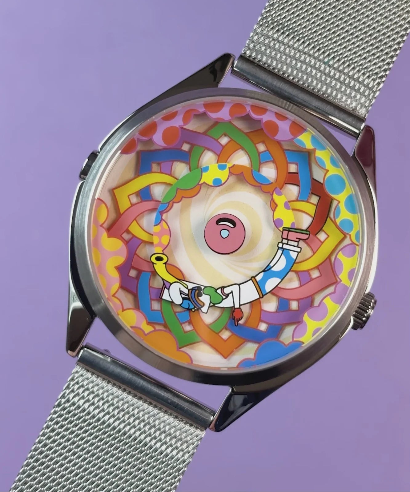 Velqorian Colorful Adventure Watch | Playful Cartoon Dial | White Strap